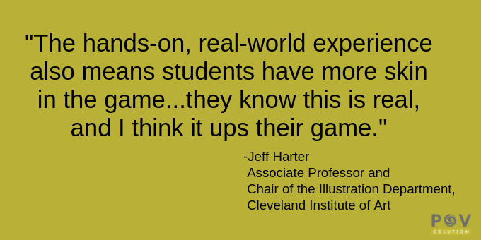 Students are gaining real-world experience.