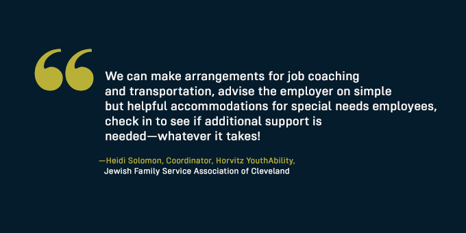 Organizations exist to help you with the hiring of special needs workers.