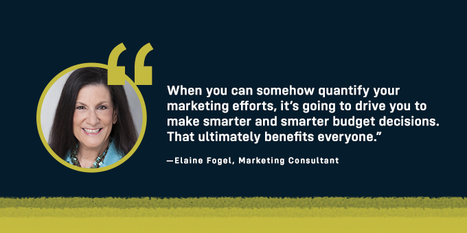 Quantifying your marketing efforts will benefit everyone.